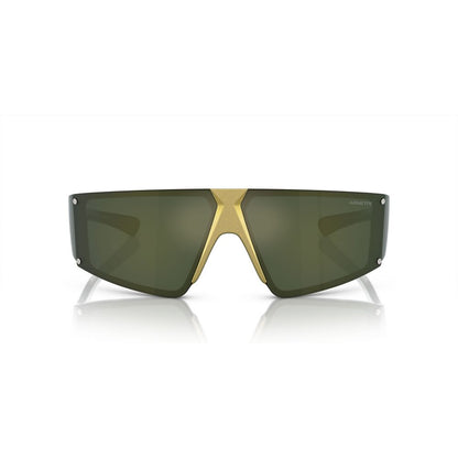 Lunettes de soleil Arnette en résine dorée