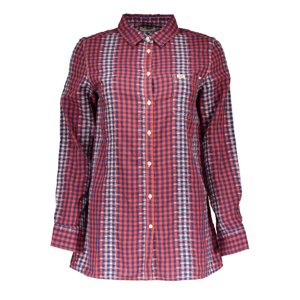 Lee Red Other Fibres Men Shirt by Lee