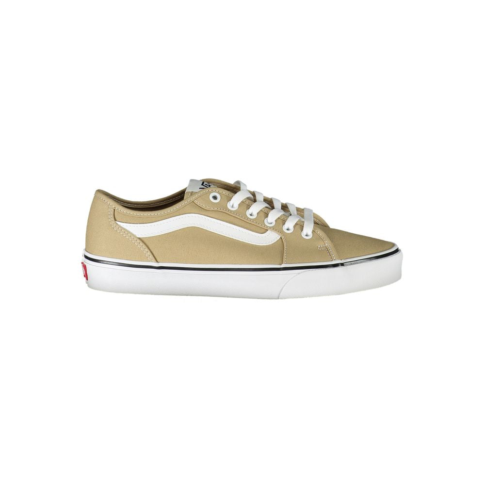 Baskets Vans beiges en polyester