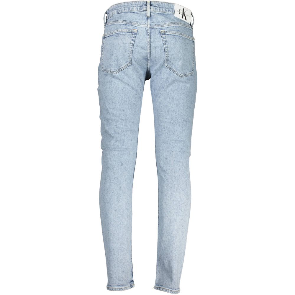 Calvin Klein Light Blue Cotton Men Jeans by Calvin Klein