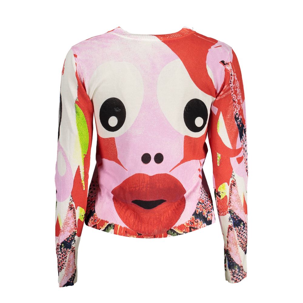 Desigual Pink Viscose Women Sweater by Desigual