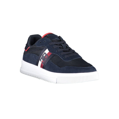Tommy Hilfiger Blue Polyester Men Sneaker by Tommy Hilfiger