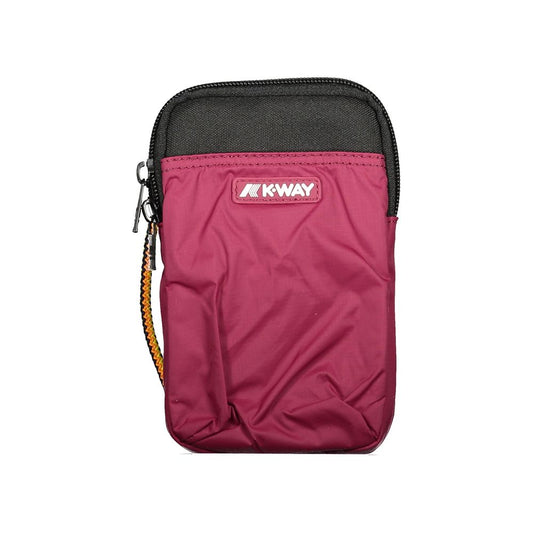 Sac à bandoulière K-WAY en polyester violet pour homme