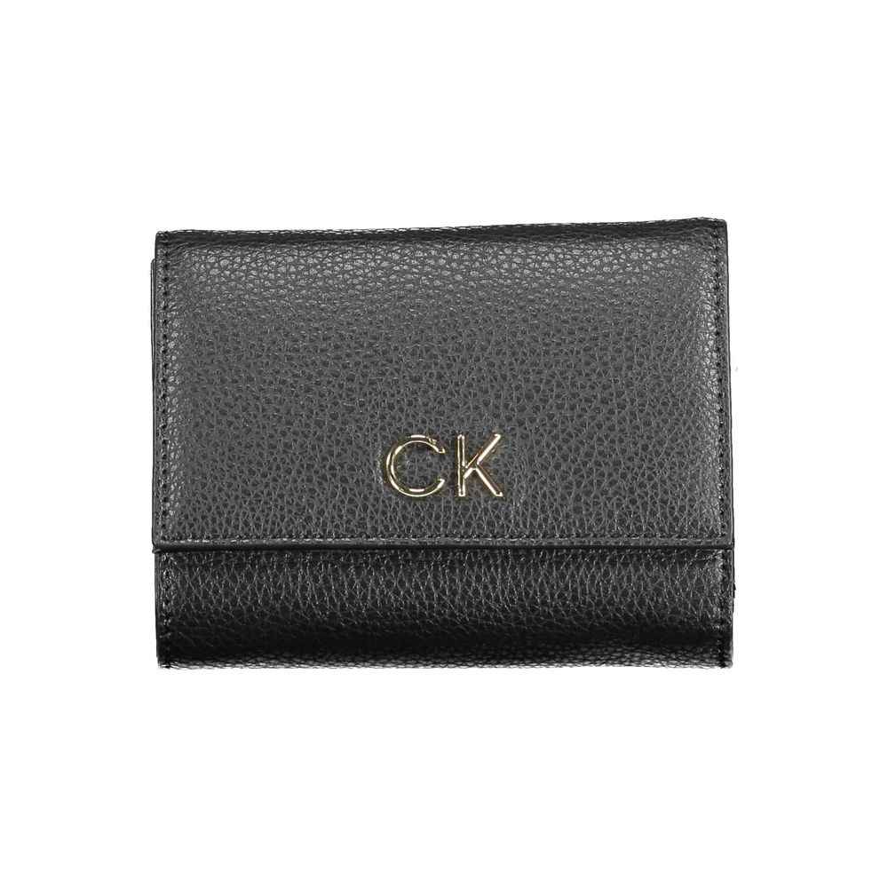 Calvin Klein Portemonnee Polyethylene Slim Zwart RFID