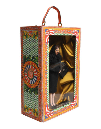Poupées de mode en porcelaine et céramique Dolce &amp; Gabbana, robe noire