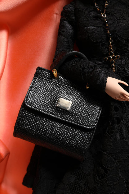 Poupées Dolce &amp; Gabbana en céramique, porcelaine et cuir, robe noire