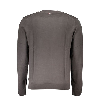 Napapijri Gray Cotton Men Sweater by Napapijri