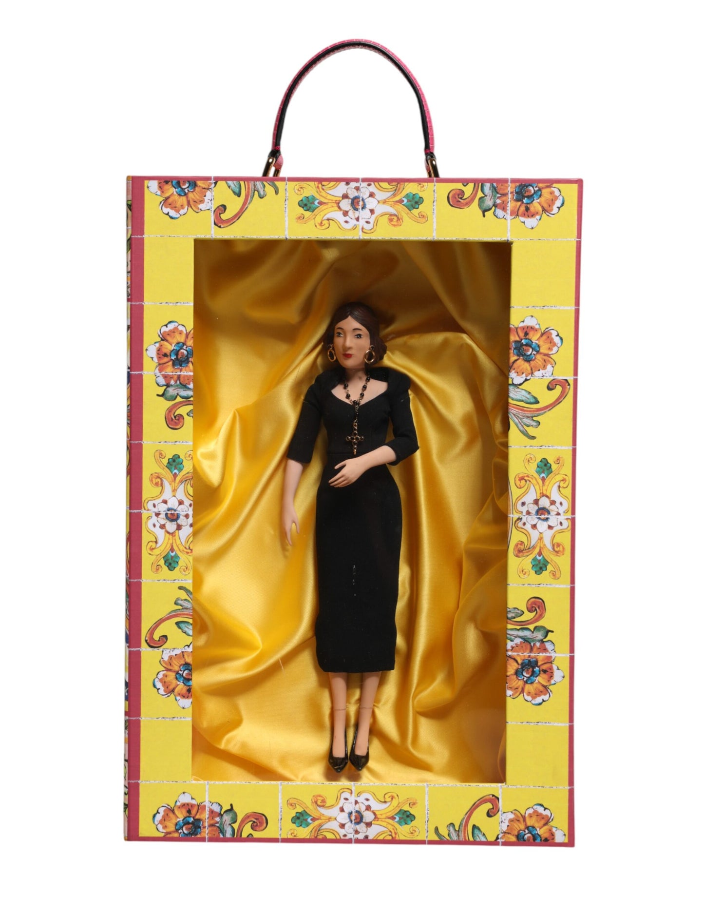 Poupées en porcelaine et céramique Dolce &amp; Gabbana, robe noire, mode