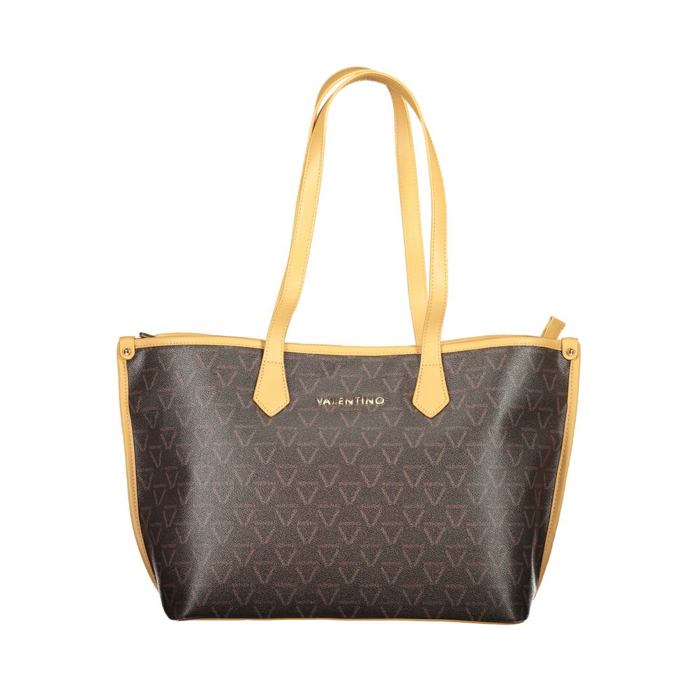 Mario Valentino Brown Polyethylene Handbag by Mario Valentino