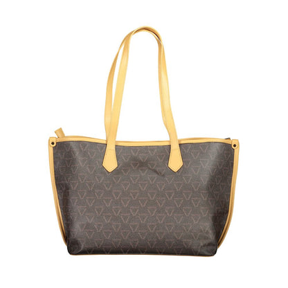 Mario Valentino Brown Polyethylene Handbag by Mario Valentino