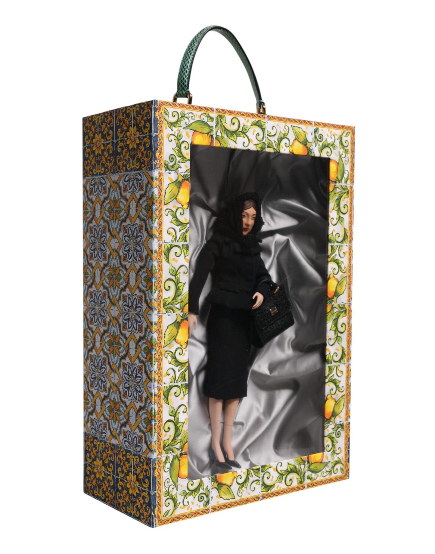Poupées de mode en porcelaine et céramique Dolce &amp; Gabbana, robe noire