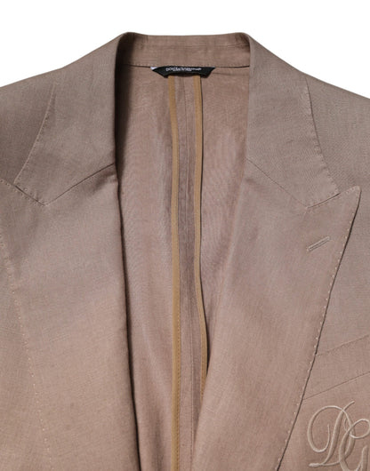 Blazer croisé beige TAORMINA de Dolce &amp; Gabbana