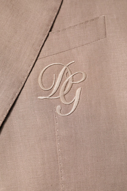 Blazer croisé beige TAORMINA de Dolce &amp; Gabbana