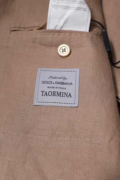 Blazer croisé beige TAORMINA de Dolce &amp; Gabbana