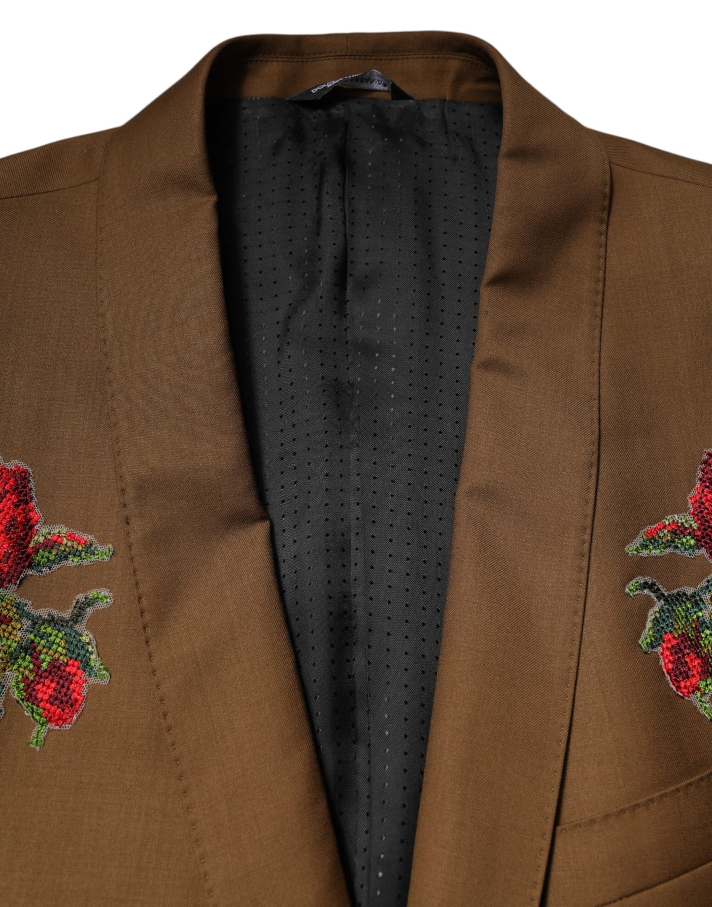 Blazer simple boutonnage Dolce &amp; Gabbana marron MARTINI