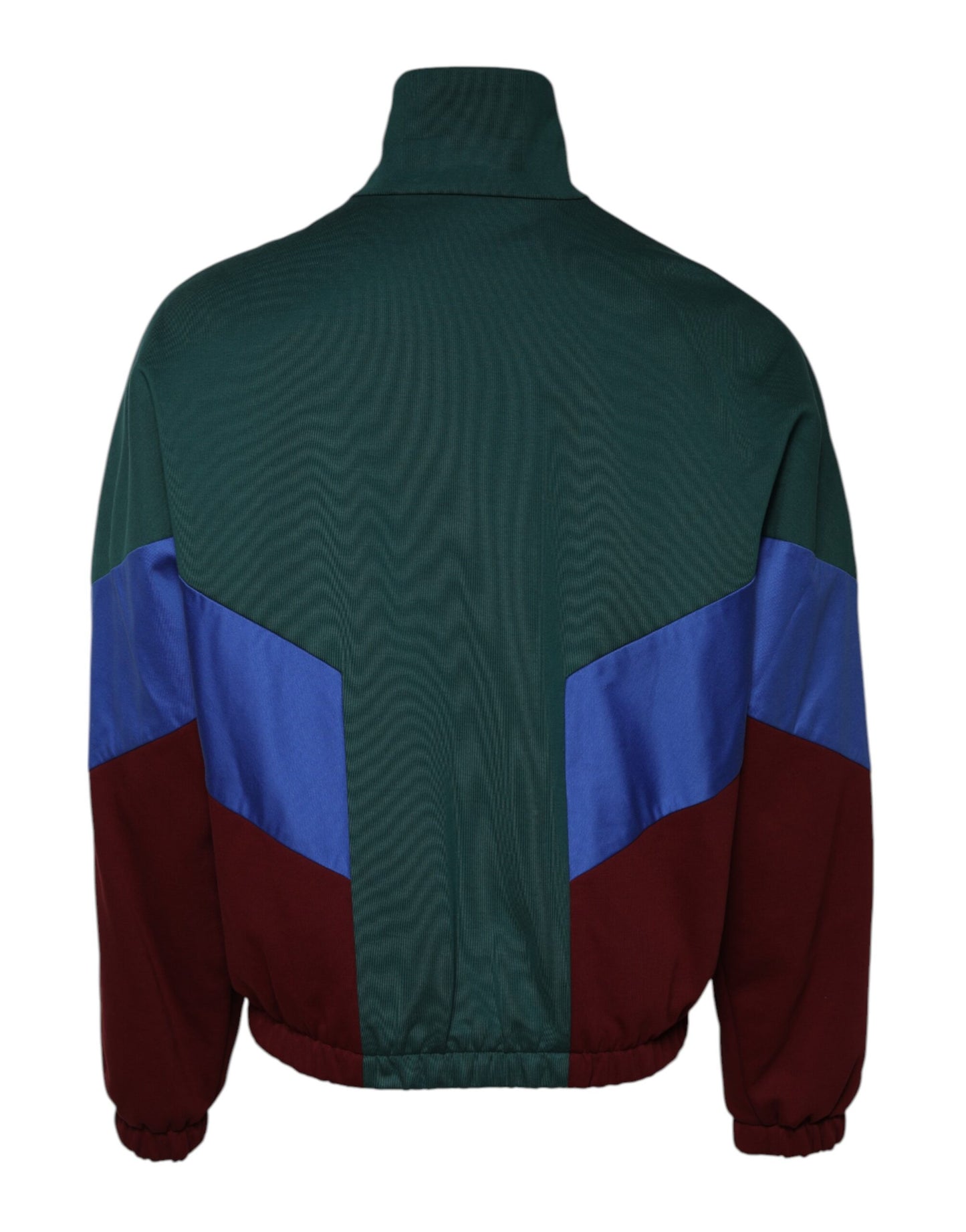 Dolce &amp; Gabbana Multicolor Cotton Logo Full Zip Jacket