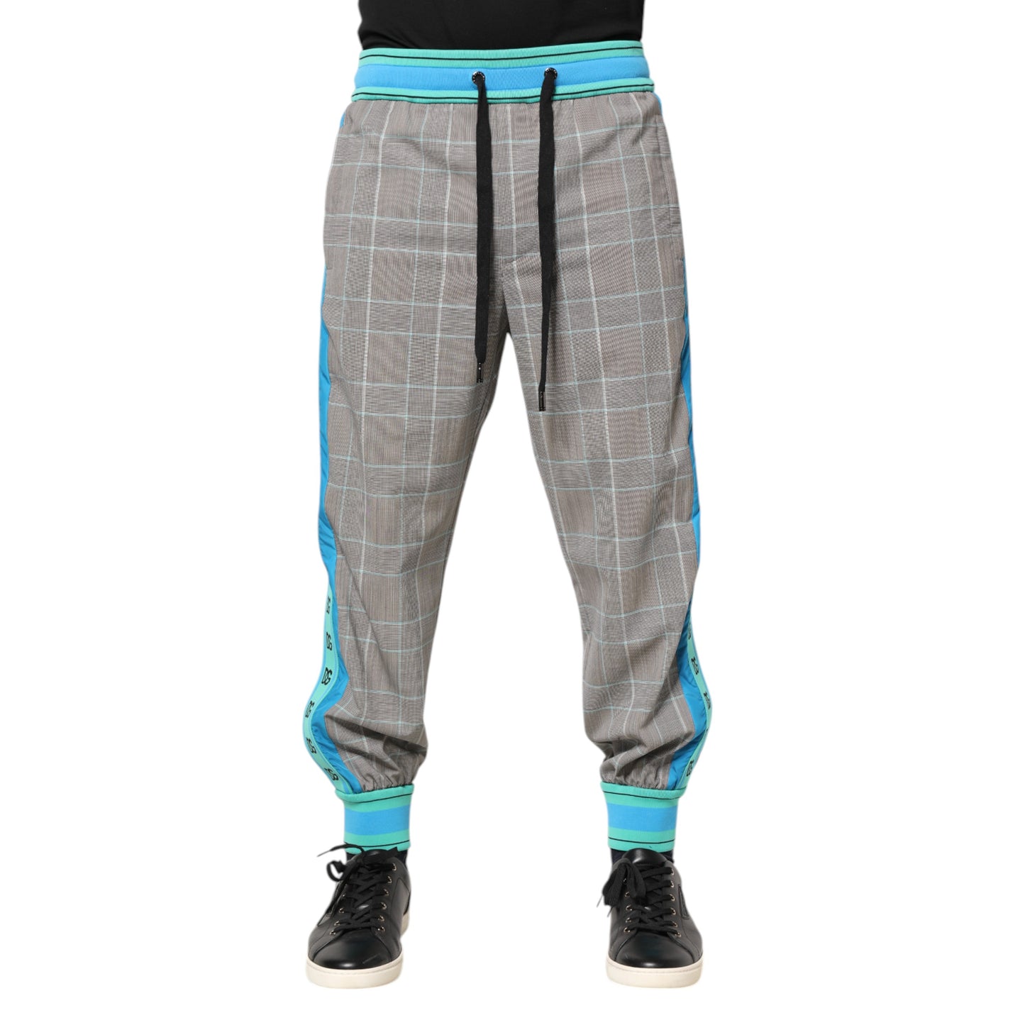 Dolce & Gabbana Multicolor Cotton Men Jogger Sweatpants Pants by Dolce & Gabbana
