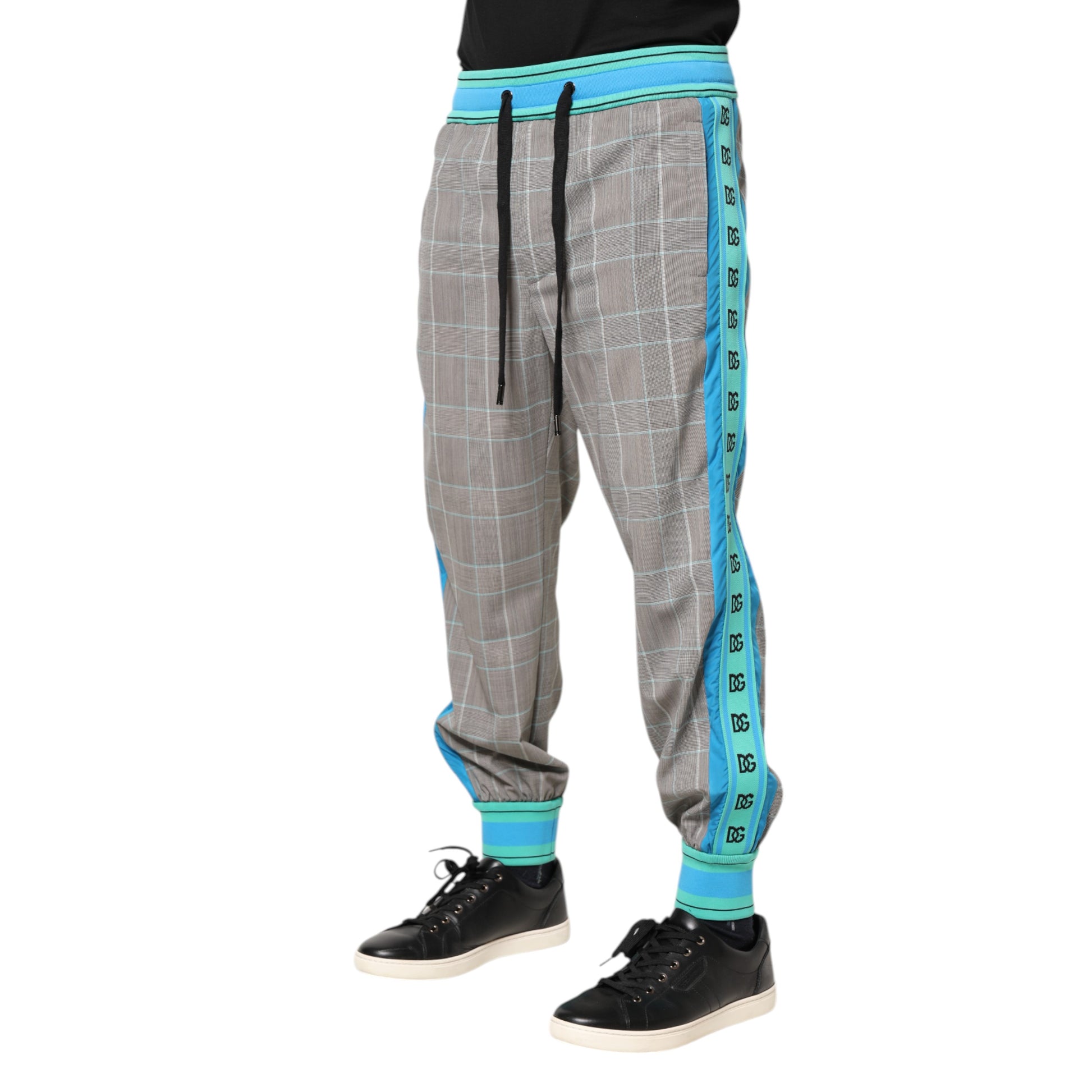 Dolce & Gabbana Multicolor Cotton Men Jogger Sweatpants Pants by Dolce & Gabbana
