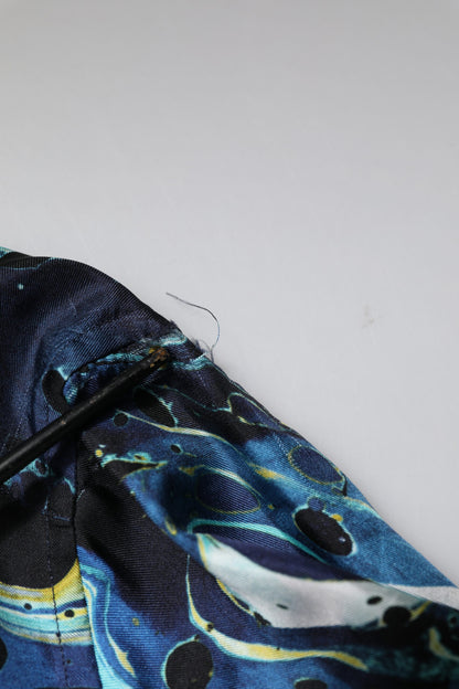 Dolce & Gabbana Multicolor Marble Print MARTINI Dress Shirt by Dolce & Gabbana