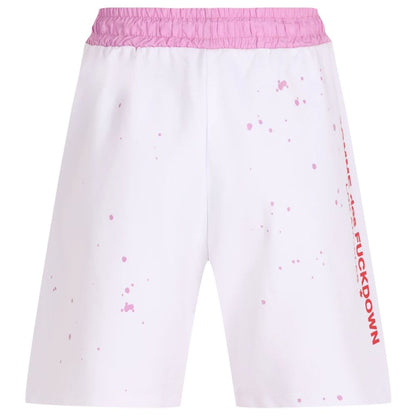 Short en coton blanc Comme des Garçons Fuckdown