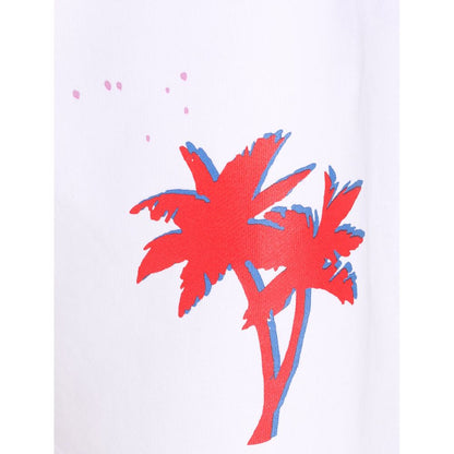 Short en coton blanc Comme des Garçons Fuckdown