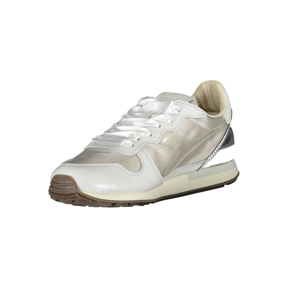 Diadora Gray Leather Women Sneaker by Diadora