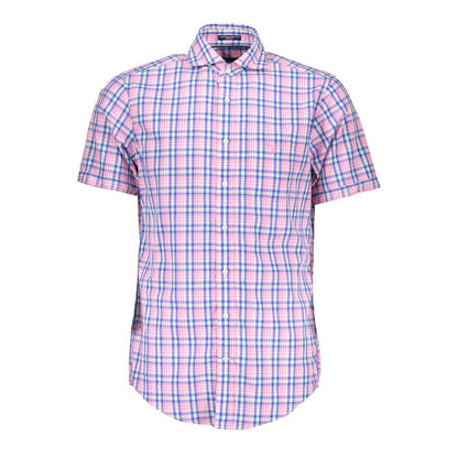 Chemise homme en coton rose Gant