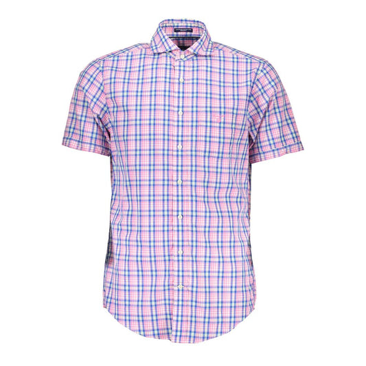 Chemise homme en coton rose Gant