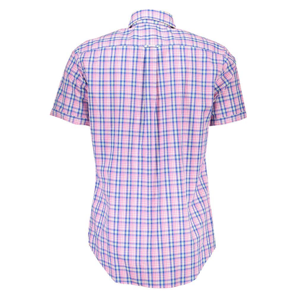 Chemise homme en coton rose Gant
