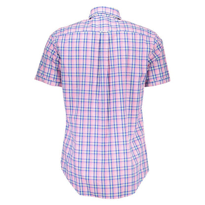 Chemise homme en coton rose Gant