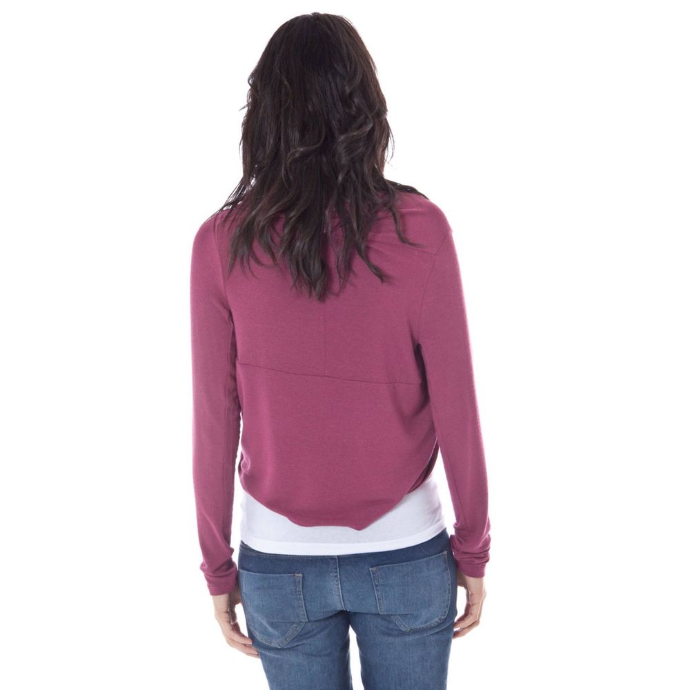 John Galliano Purple Elastane Sweater by John Galliano