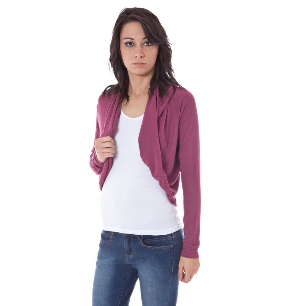 John Galliano Purple Elastane Sweater by John Galliano