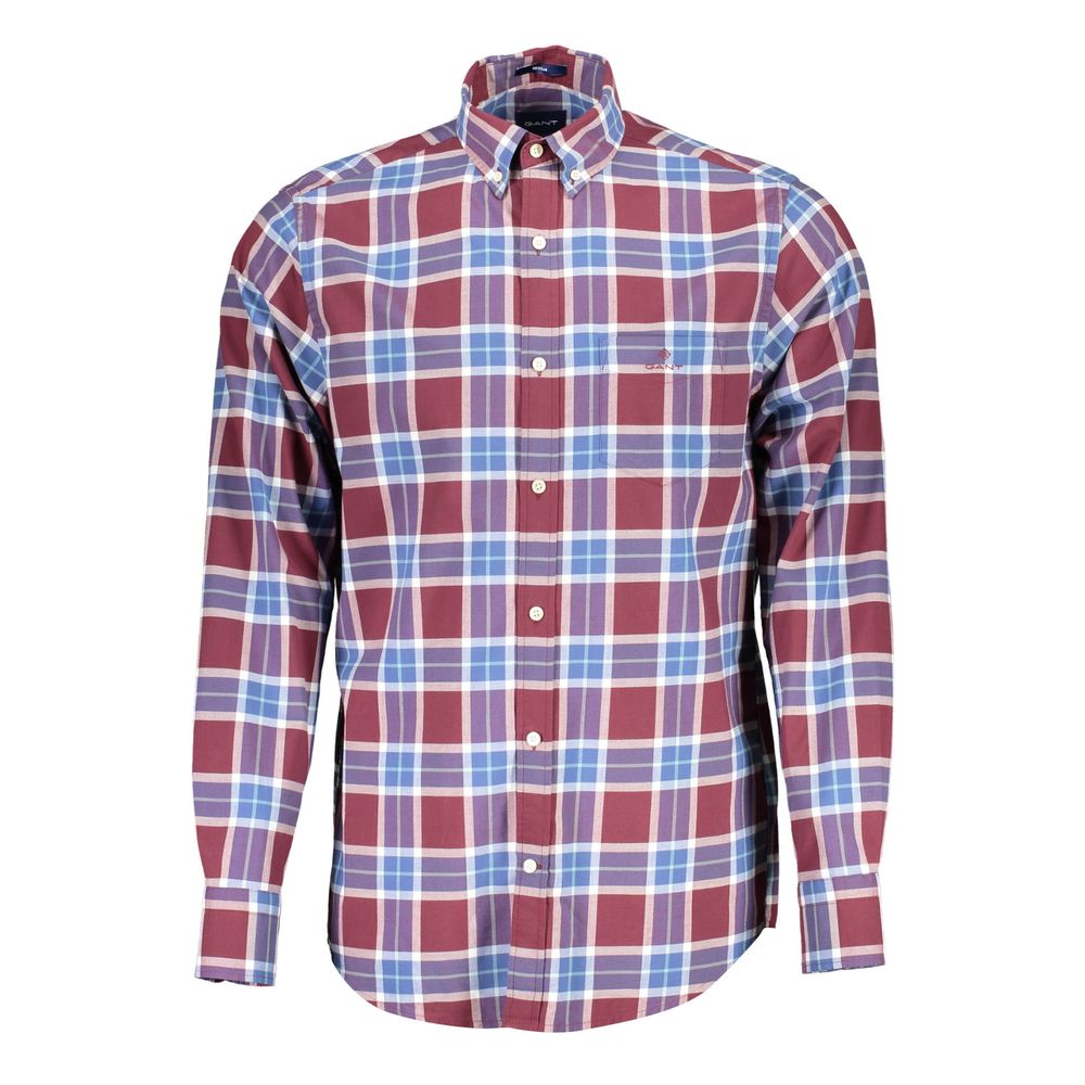 Chemise homme en coton violet Gant