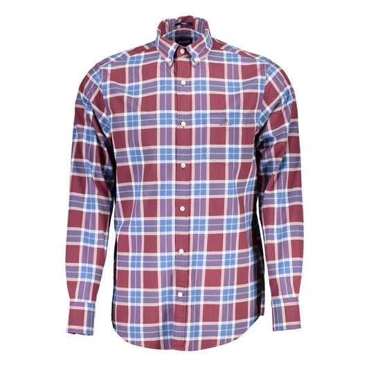 Chemise homme en coton violet Gant