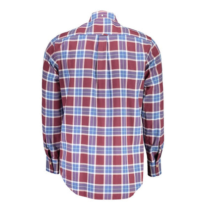 Chemise homme en coton violet Gant