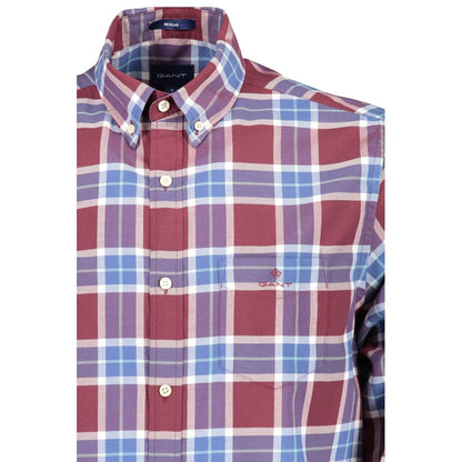 Chemise homme en coton violet Gant