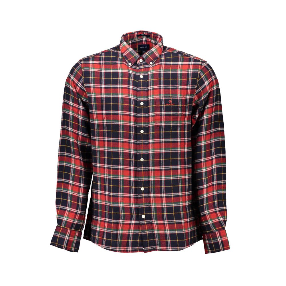 Chemise homme en coton rouge Gant