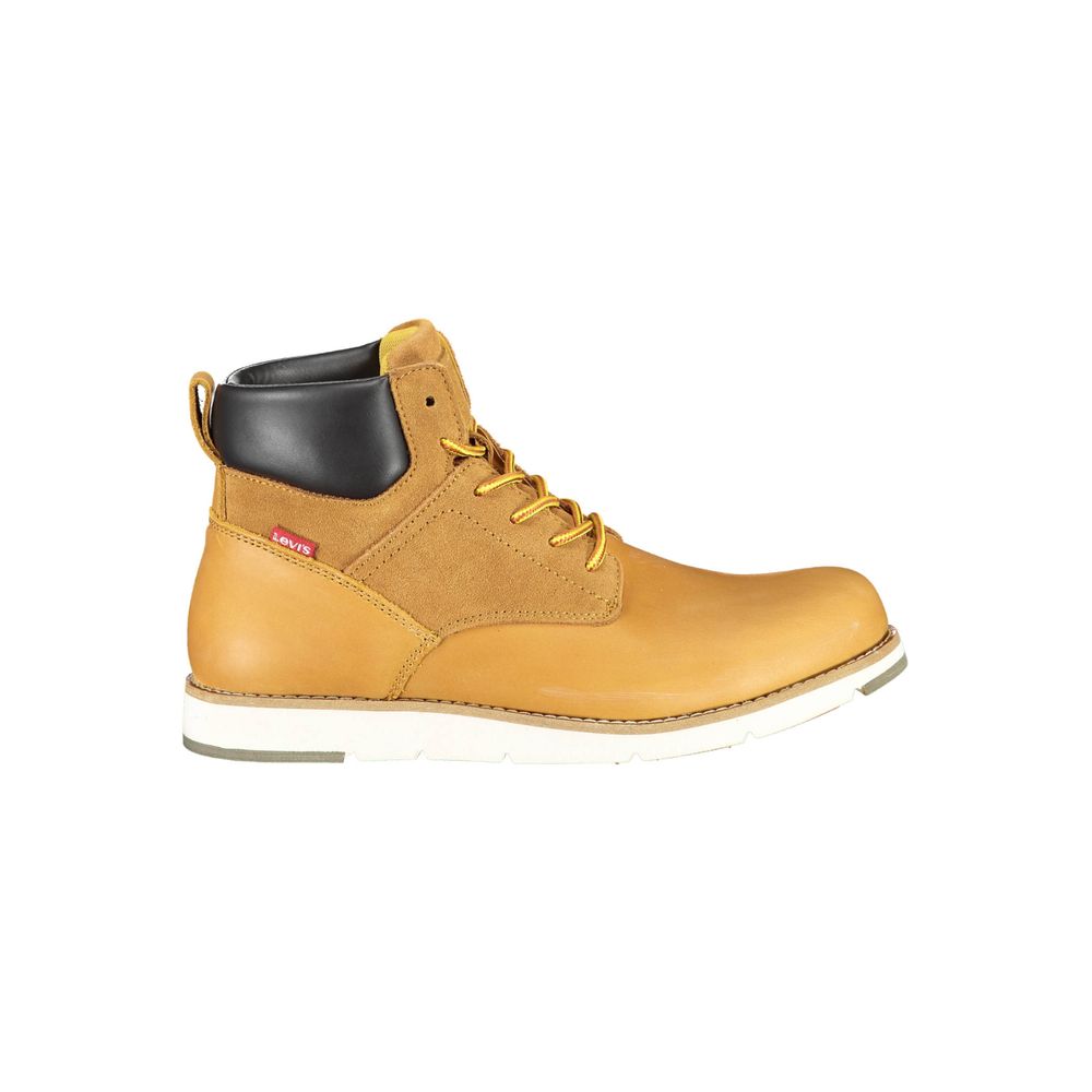 Levi's Beige Leather Men Boot by Levi's