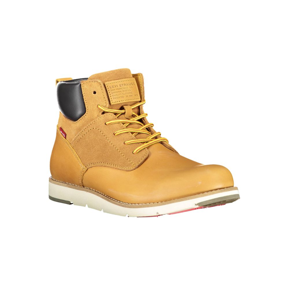 Levi's Beige Leather Men Boot by Levi's