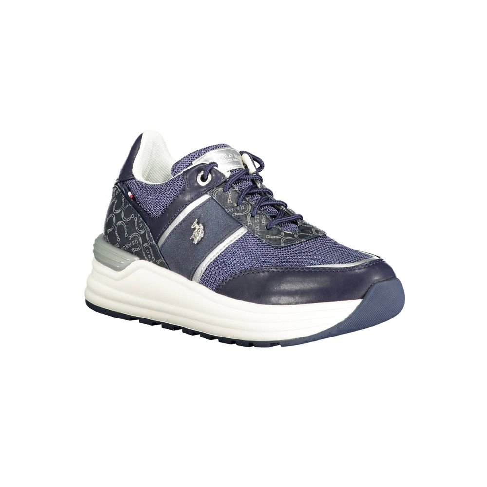 U.S. POLO ASSN. Blue Polyester Women Sneaker by U.S. POLO ASSN.