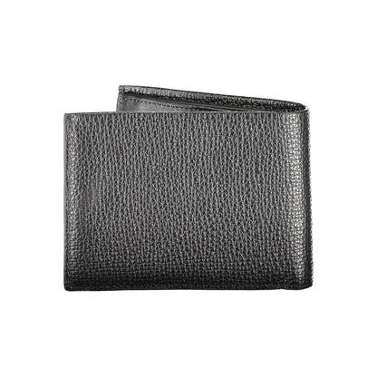 Portefeuille homme en cuir noir Calvin Klein