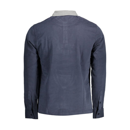 Polo homme en coton bleu Harmont &amp; Blaine