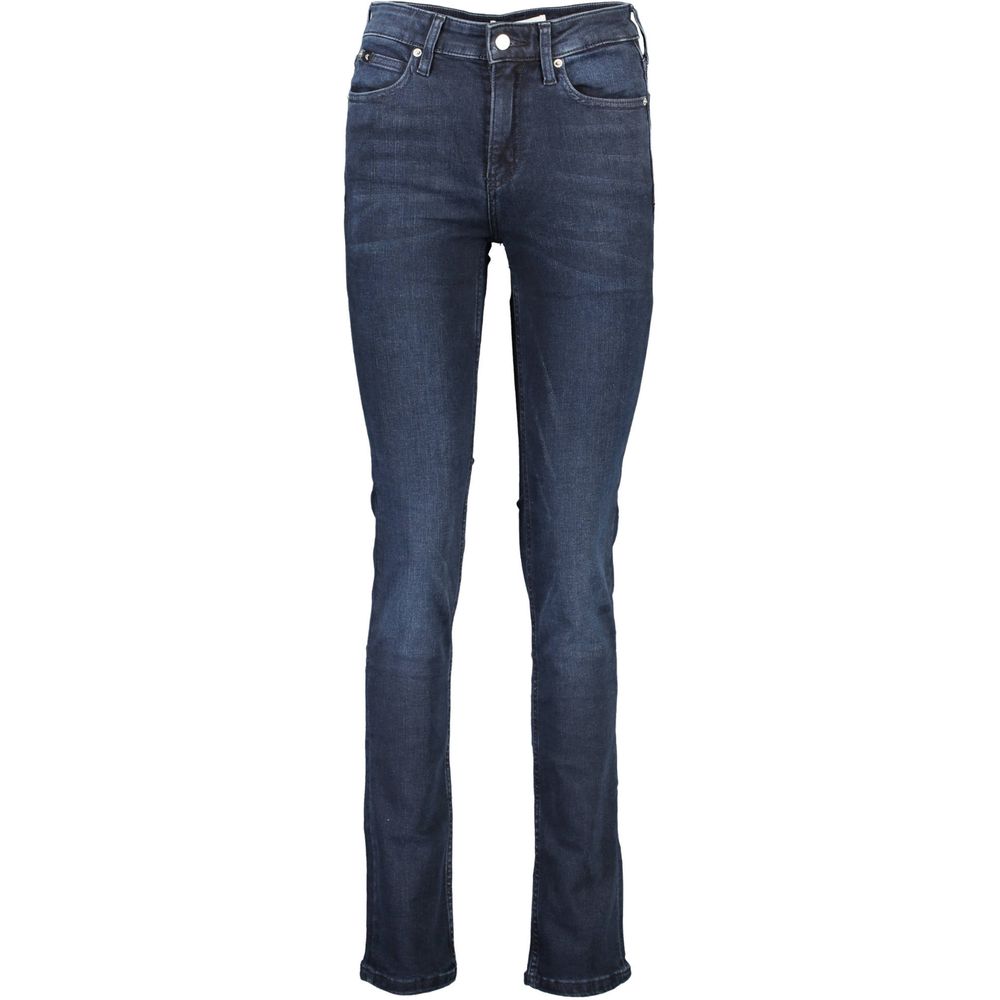 Calvin Klein Blue Cotton Jeans & Pant by Calvin Klein