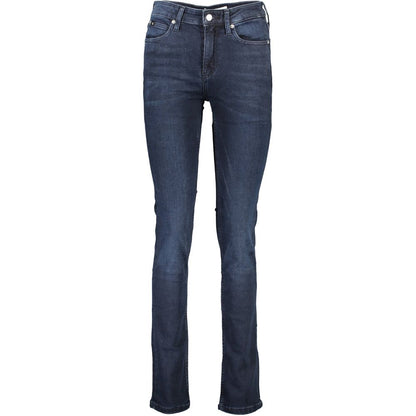 Calvin Klein Blue Cotton Jeans & Pant by Calvin Klein