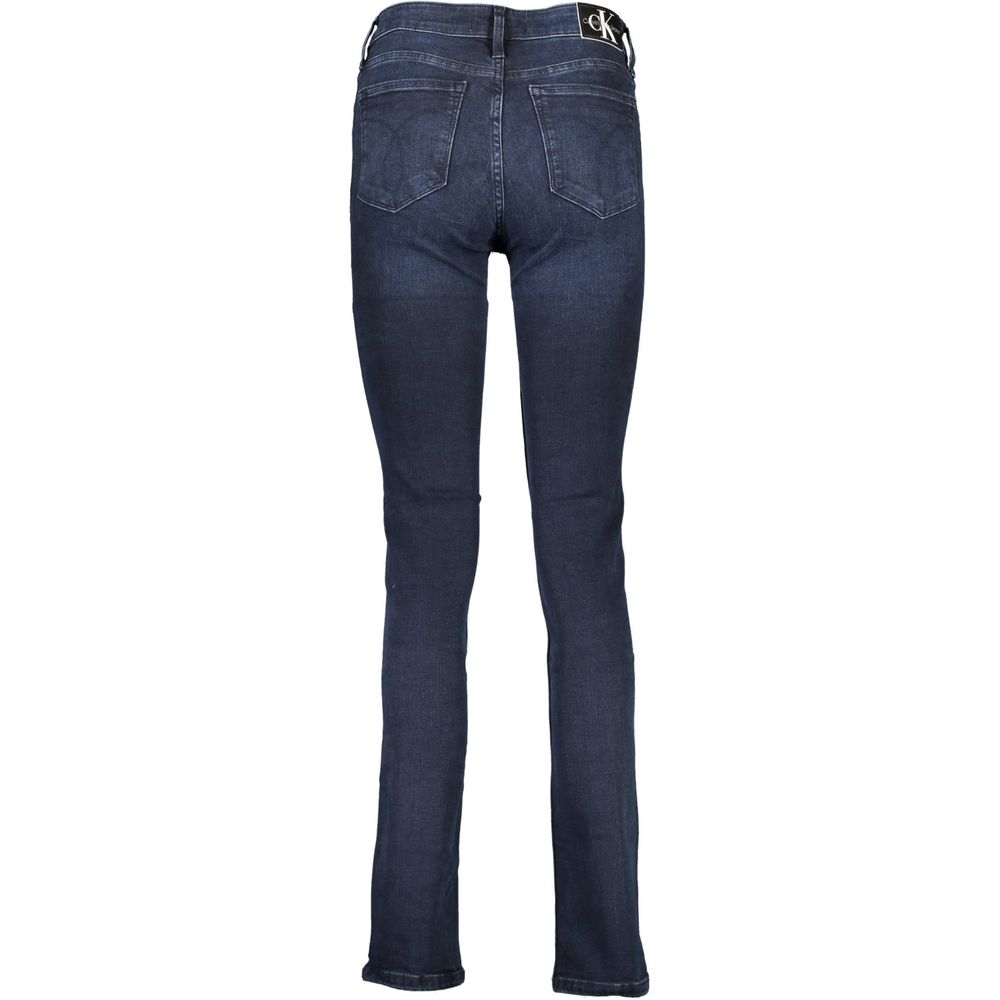 Calvin Klein Blue Cotton Jeans & Pant by Calvin Klein