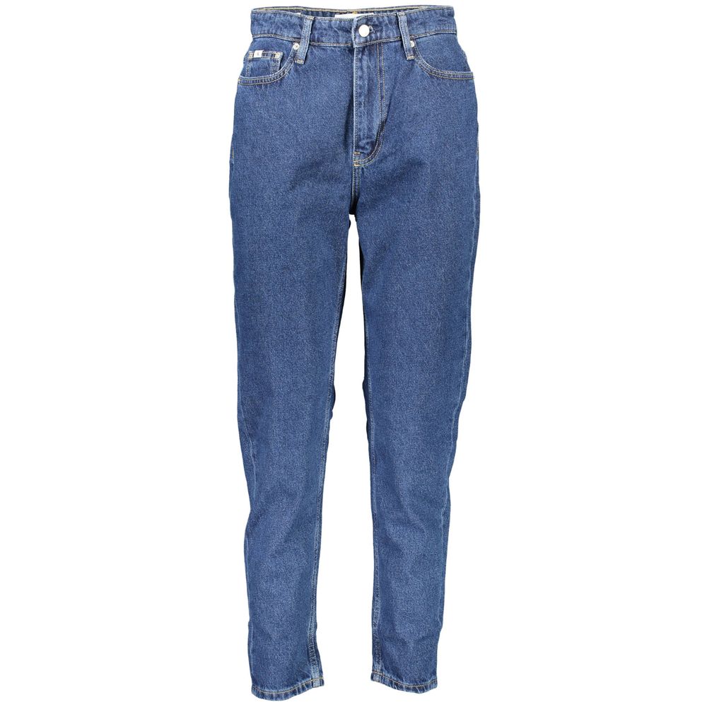 Calvin Klein Blue Cotton Jeans & Pant by Calvin Klein