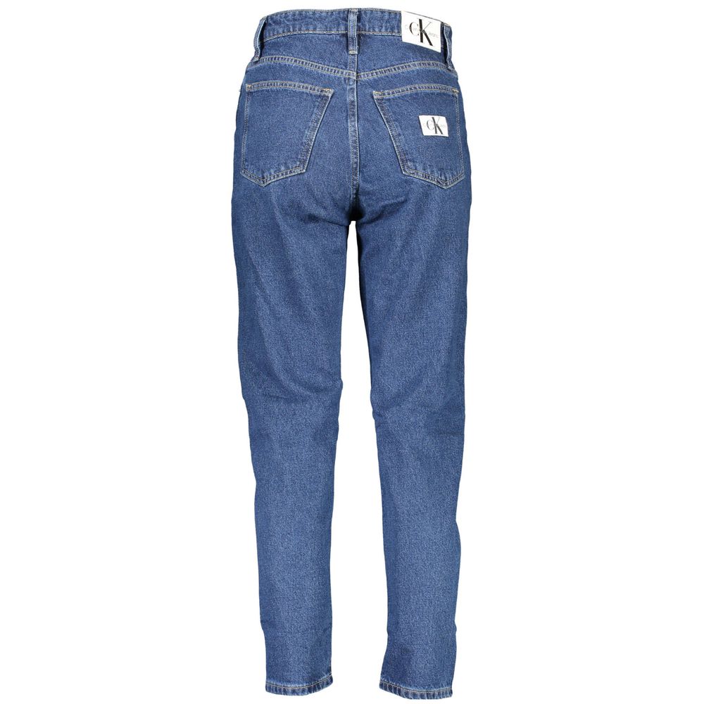 Calvin Klein Blue Cotton Jeans & Pant by Calvin Klein
