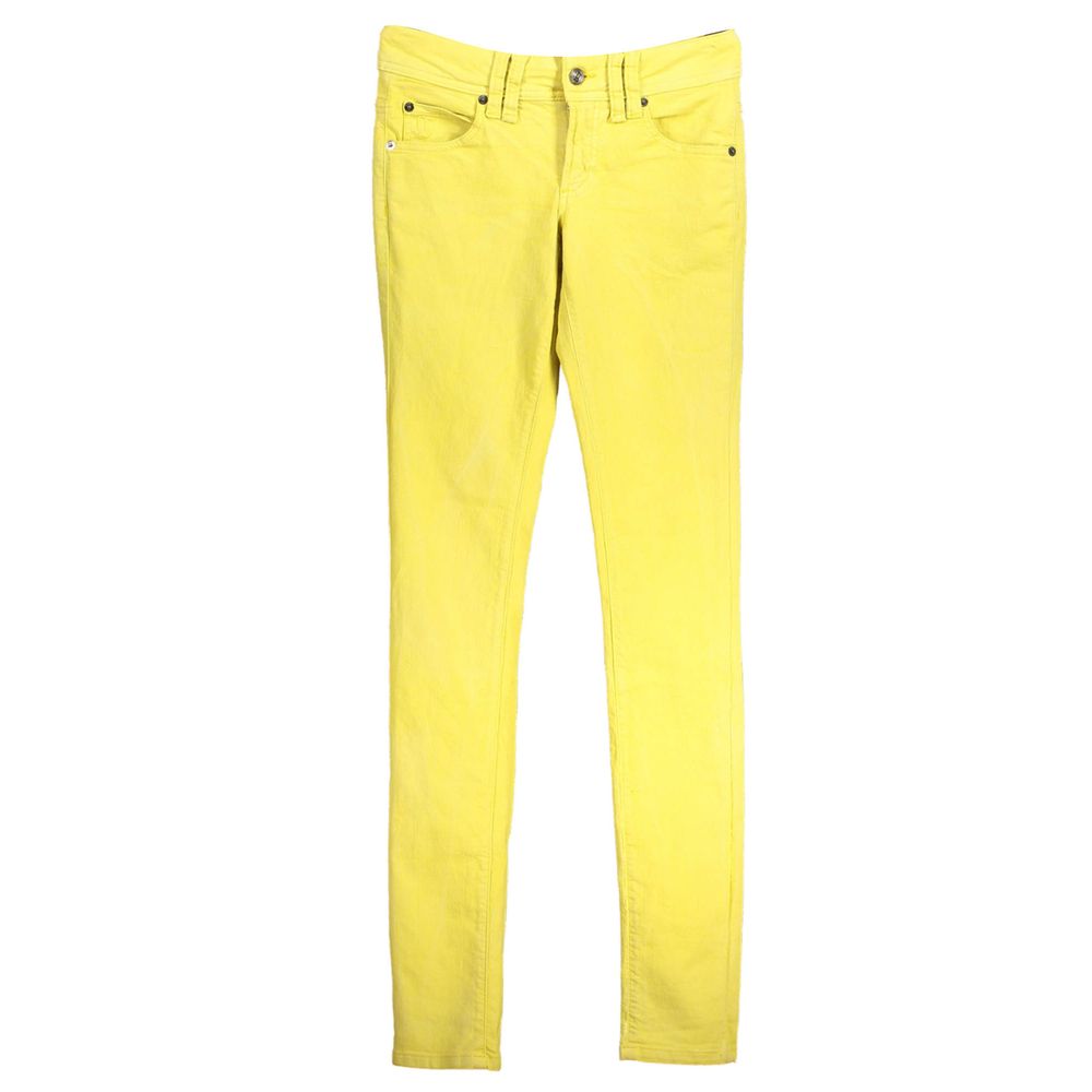 John Galliano Yellow Cotton Jeans & Pant by John Galliano