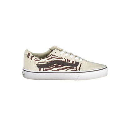 Vans Beige Leather Women Sneaker by Vans