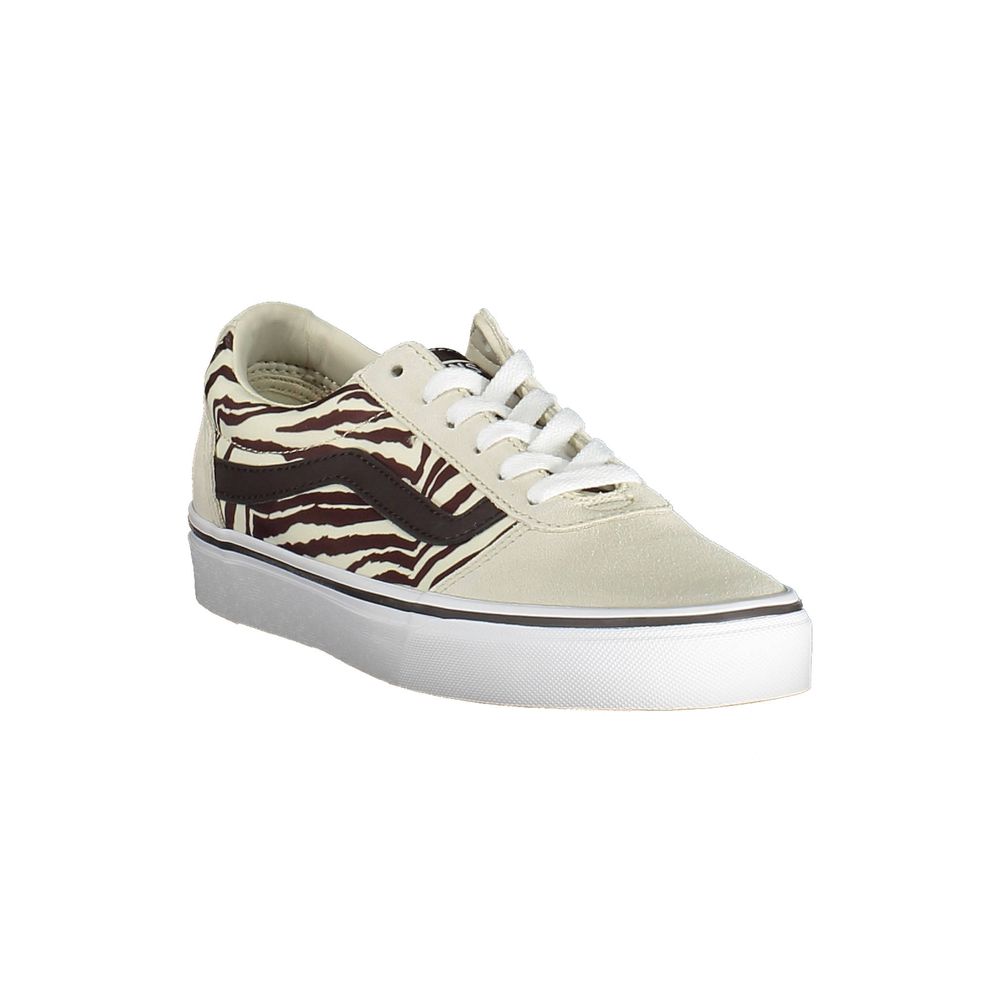 Vans Beige Leather Women Sneaker by Vans